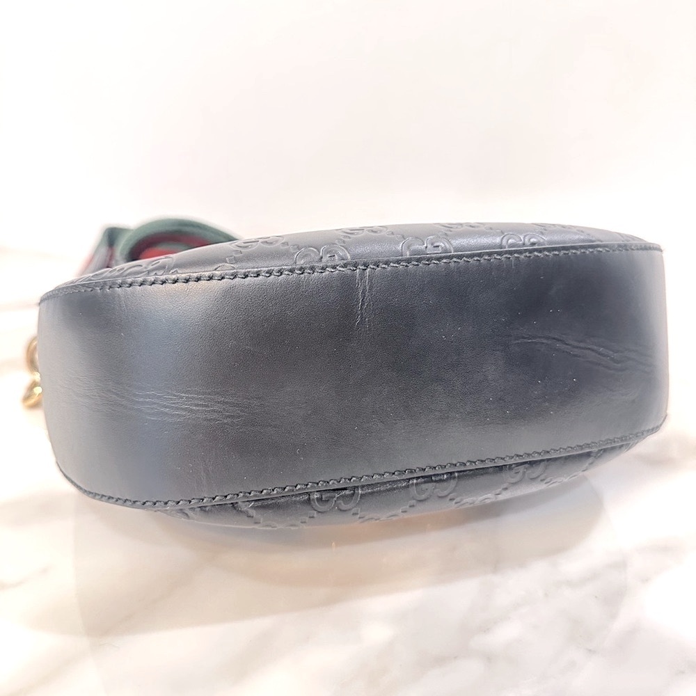 Gucci GG Signature Medium Padlock Crossbody Bag - Picture 5 of 10